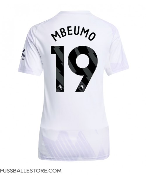 Günstige Manchester United Bryan Mbeumo #19 Auswärtstrikot Damen 2025-26 Kurzarm Günstige Manchester United Bryan Mbeumo #19 Auswärtstrikot Damen 2025-26 Kurzarm